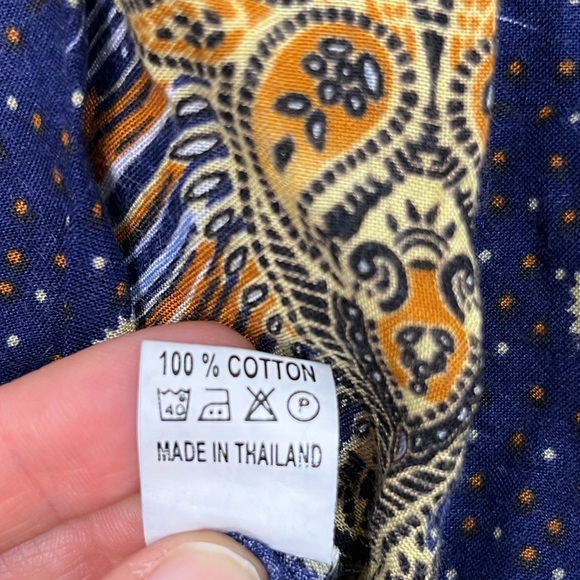 Vintage Bohemian Paisley Print Maxi Skirt Sz S - Picture 12 of 12